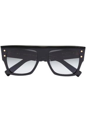 Balmain Eyewear oversized square-frame sunglasses - Black