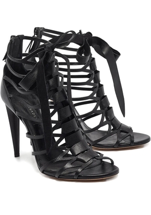 Casadei Vintage leather strappy sandals - Black