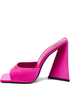 The Attico Devon satin sandals - Pink