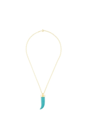 Eshvi stone pendant necklace - Blue