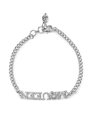 Alexander McQueen crystal-embellished bracelet - Silver