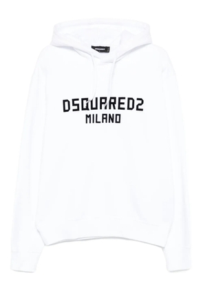 DSQUARED2 logo-detail hoodie - White