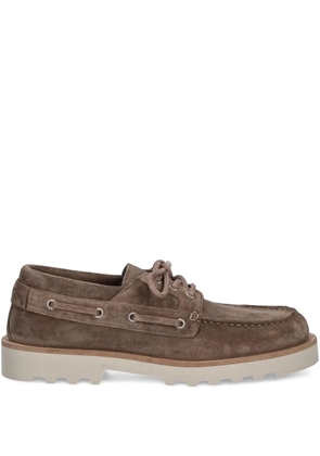 AllSaints Skiff suede boat shoes - Neutrals