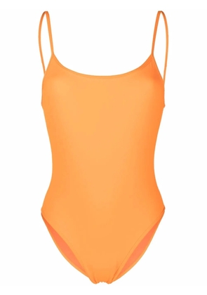 Manokhi scoop-neck backless swimsuit - Orange