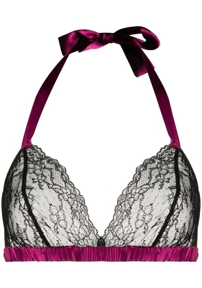 Gilda & Pearl Ella silk bra - Purple