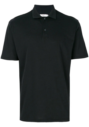 Fashion Clinic Timeless half sleeve polo shirt - Black