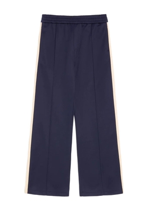 Valentino Garavani VLogo-patch side-bands track pants - Blue