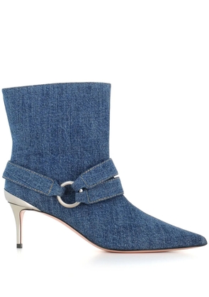 Jean-Michel Cazabat denim ankle boots - Blue