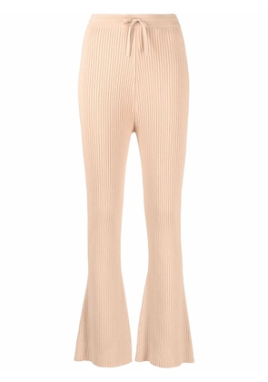 Nanushka ribbed knitted trousers - Neutrals