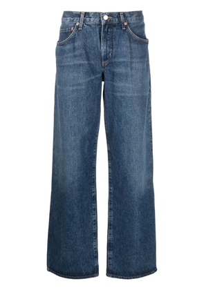 AGOLDE high-rise straight-leg jeans - Blue