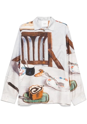 Nanushka silk shirt - Grey