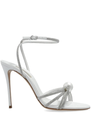 Casadei 100mm Blade C+C sandals - White