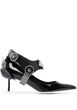 Le Silla Mountain stirrup-detail pumps - Black