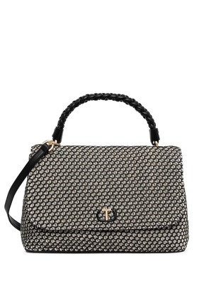 TWINSET mesh-effect canvas bag - Black