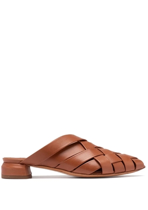 Officine Creative leather mules - Brown