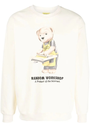 MARKET graphic-print long-sleeved jumper - Neutrals