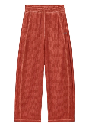 Alexander Wang perforated mesh trousers - Red
