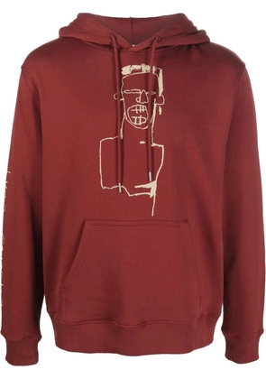 Études Studio Klein Cassius cotton hoodie - Red