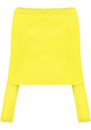 Philosophy Di Lorenzo Serafini off-shoulder layered jumper - Yellow