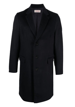 FURSAC cashmere single-breasted coat - Blue
