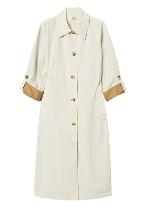 TWINSET two-tone coat - Neutrals