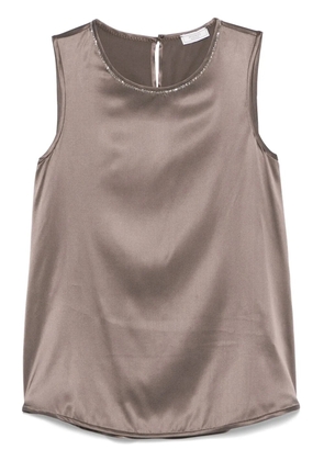 Peserico Punto Luce-detail top - Brown