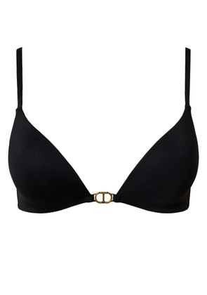 TWINSET knitted bikini top - 00006 NERO