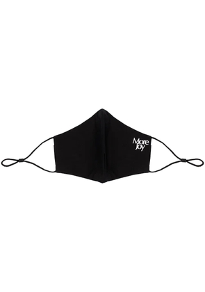 More Joy logo print face mask - Black
