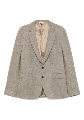FURSAC virgin wool single-breasted blazer - Brown