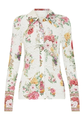 Camilla Egyptian Rose shirt - White