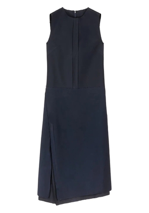 Ports 1961 wool slit dress - Blue