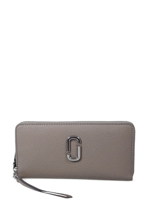 Marc Jacobs logo-plaque zipped wallet - Grey