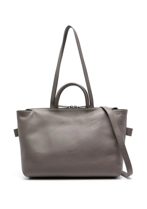 Marsèll 4 Dritta logo-debossed leather tote bag - Grey