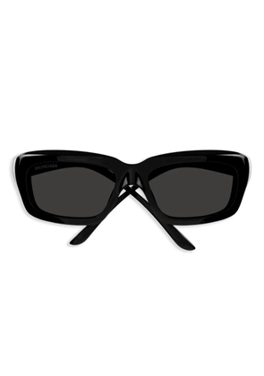 Balenciaga Eyewear angular-frame sunglasses - Black