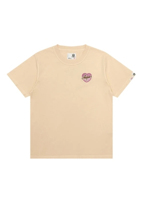 AAPE BY *A BATHING APE® logo-patch T-Shirt - Neutrals