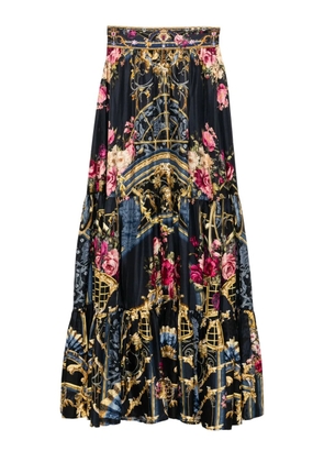 Camilla Ornate On A Plate skirt - Black