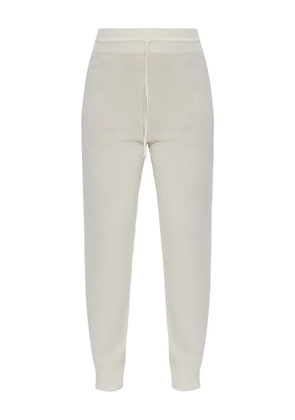 Fabiana Filippi ribbed-knit drawstring trousers - Neutrals