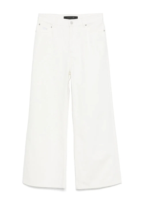 Lacoste selvedge wide jeans - White