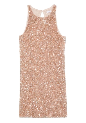 Patrizia Pepe sequined mini dress - Orange