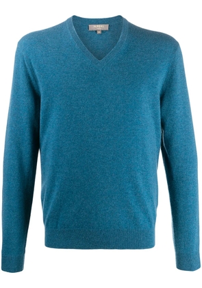 N.Peal The Burlington V-neck jumper - Blue