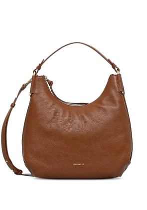 Coccinelle small Rebekka leather tote bag - Brown