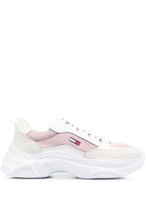 Tommy Jeans lace-up low-top sneakers - Pink