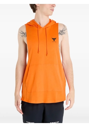Under Armour Project Rock hooded top - Orange