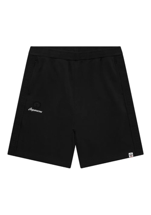 AAPE BY *A BATHING APE® logo-tape track shorts - Black