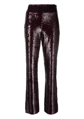 Simkhai sequinned flared trousers - Purple