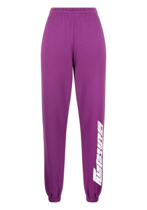 ROTATE BIRGER CHRISTENSEN graphic-print track pants - Purple