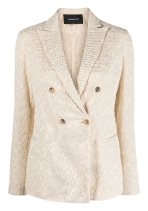 Fabiana Filippi double-breasted blazer - Neutrals