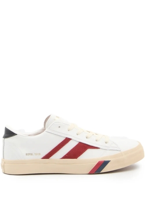 Pro-Keds Racer 77 red suede sneakers - White