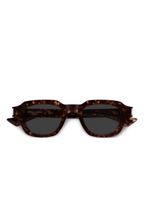 Saint Laurent Eyewear square-frame sunglasses - Brown