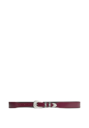 FURSAC leather belt - Red